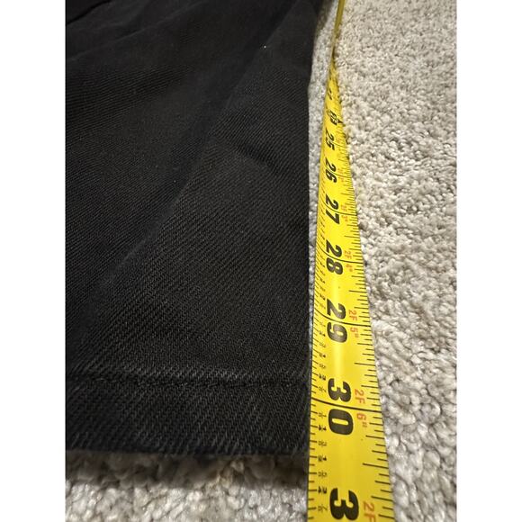 George Men’s Black Jeans Regular Fit Straight Leg 40x30 Cotton Classic 5-Pocket - Picture 6 of 8